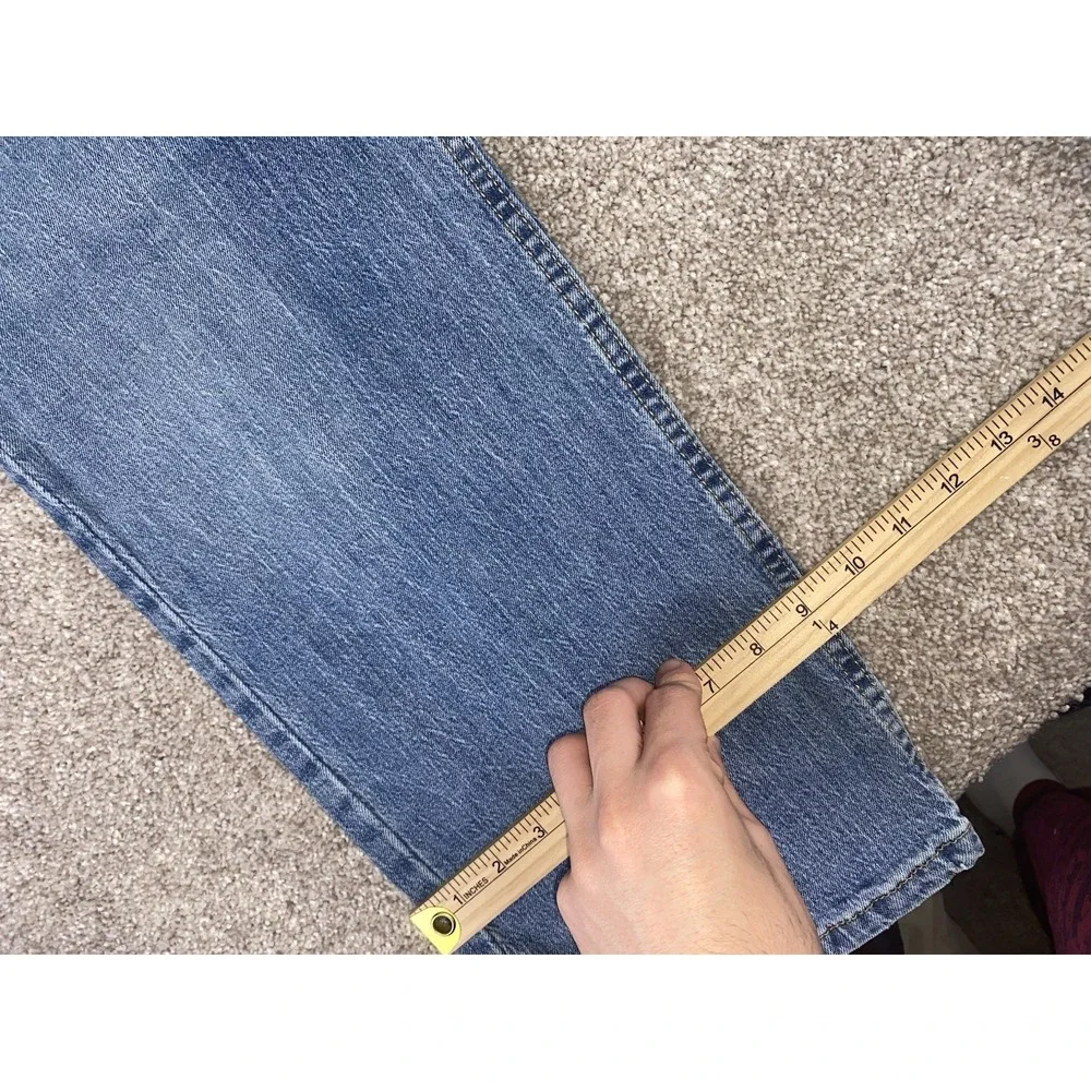 Levi's 559 Light Wash Jeans Mens 42x30 Relaxed Straight Loose Western Distress‎